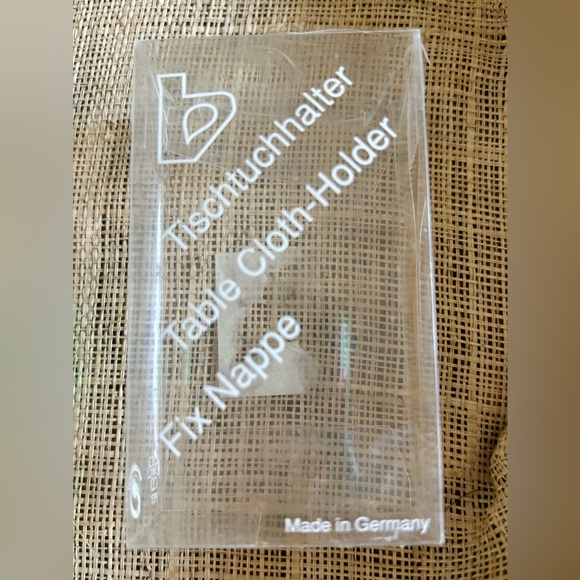 Tablecloth clips,heavy metal leaves with cute little ladybugs. Made in Germany - Picture 5 of 5